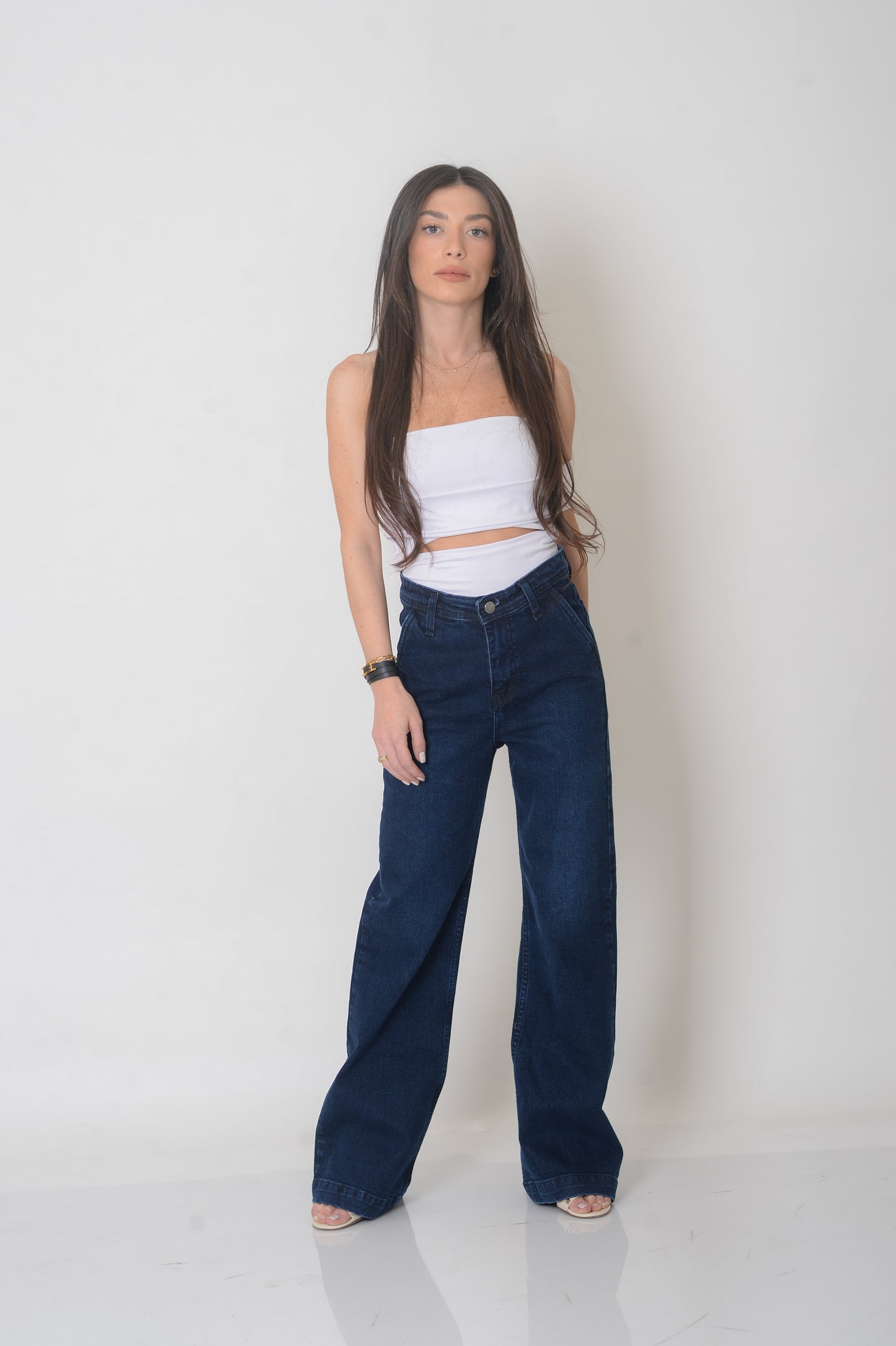 High Waist Wide-Leg Jeans