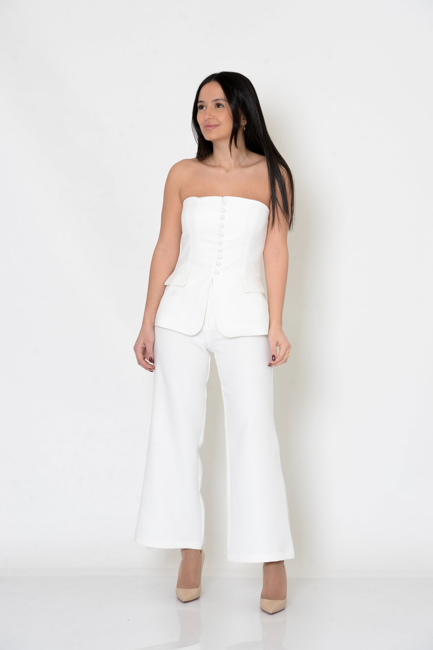 Petite Flared Trousers