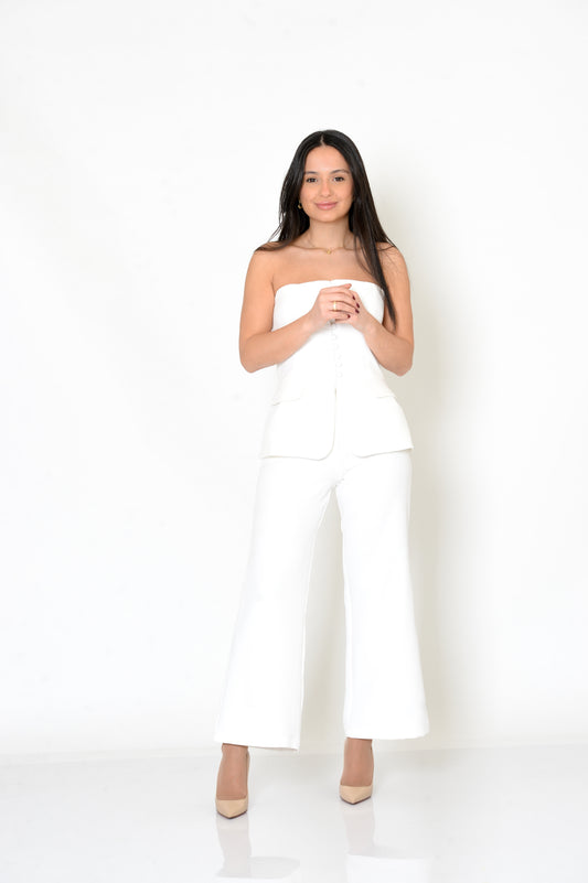 Petite Flared Trousers