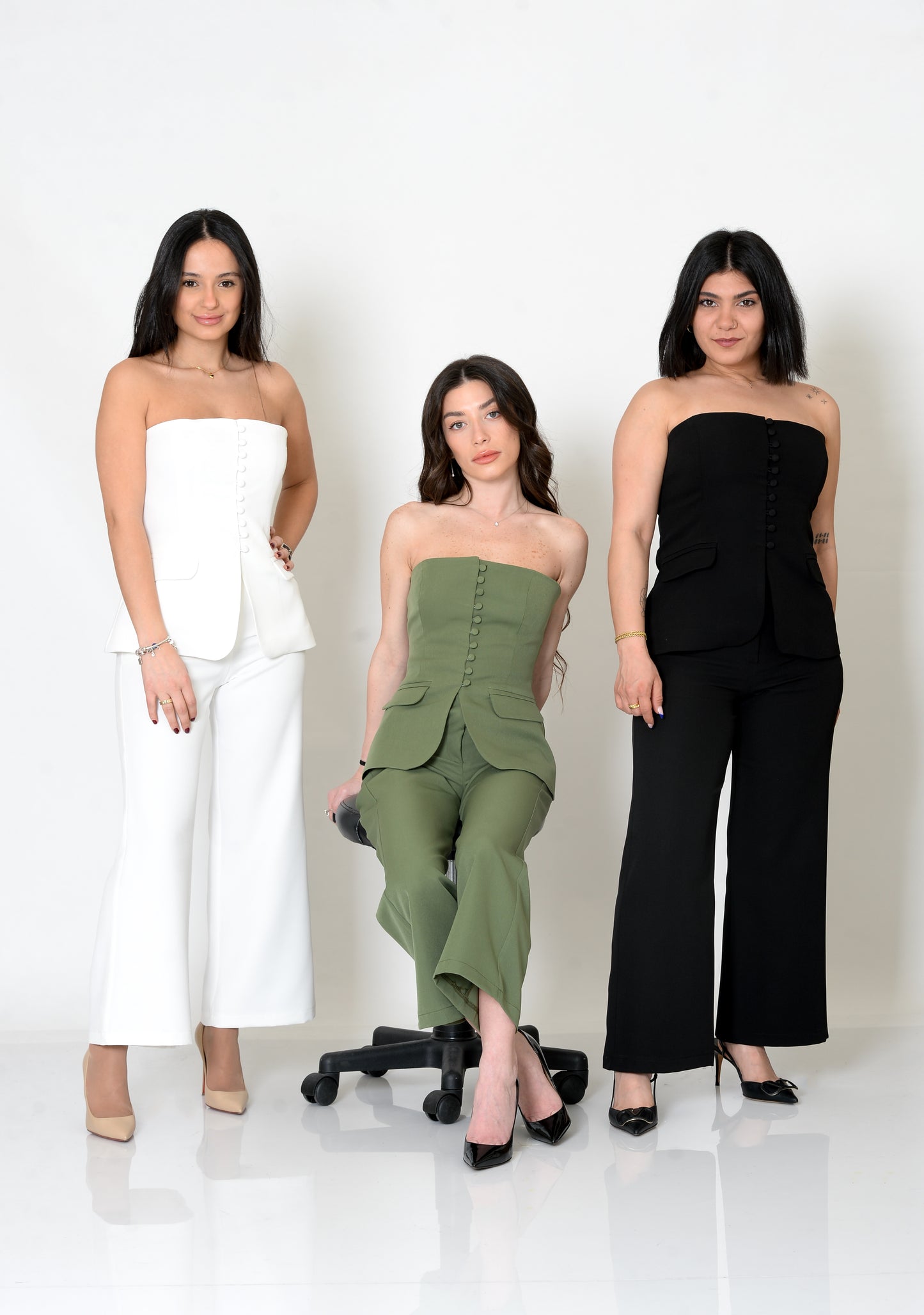 Petite Flared Trousers