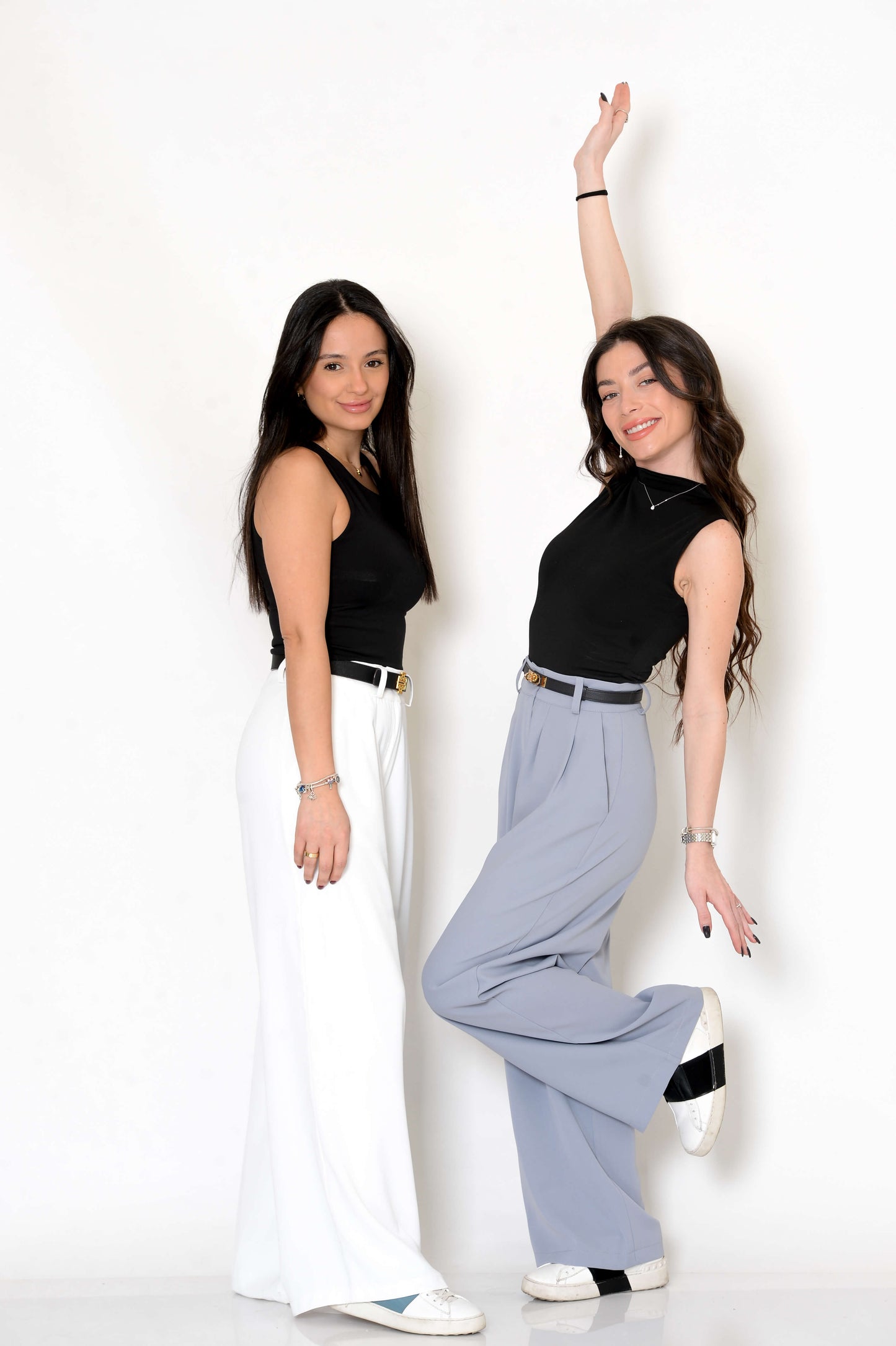 Petite Wide-Leg Trousers