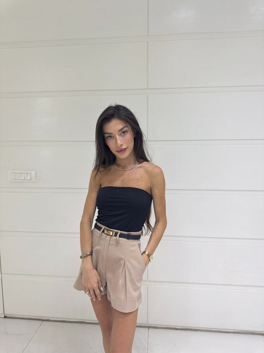 Petite Pleated Shorts